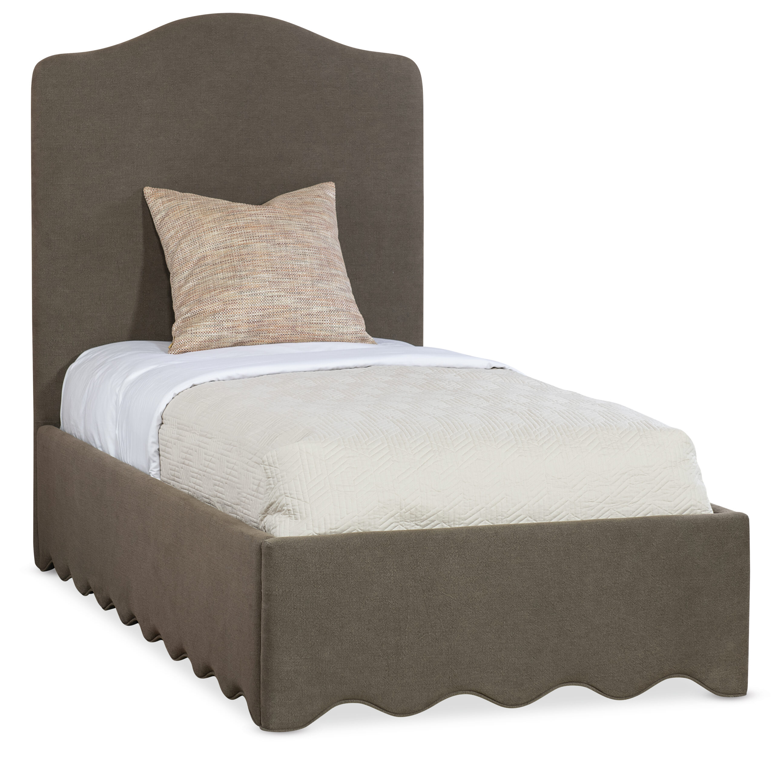 0342ca47cbf34eba84e6784b0e9c80e7 Commerce and Market Liv Twin Upholstered Bed - Image 1