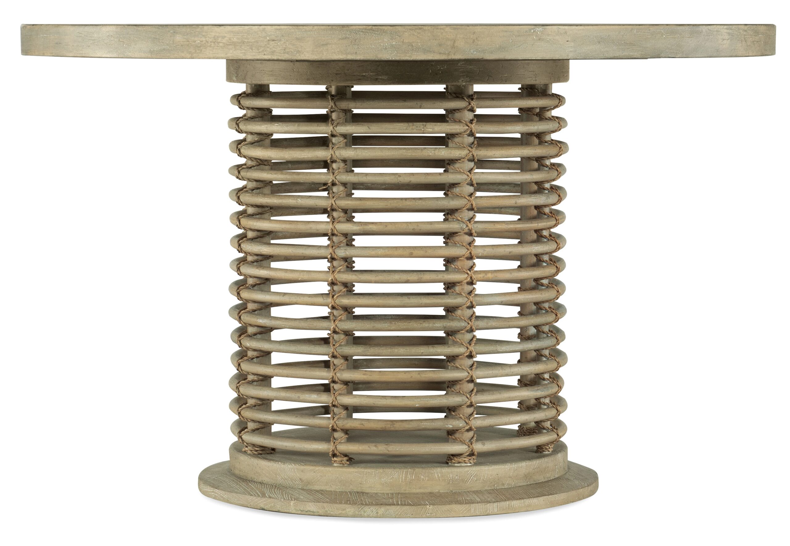 16cbdd07fc87ed0899e042c10085b270 Surfrider 48in Rattan Round Dining Table - Image 1
