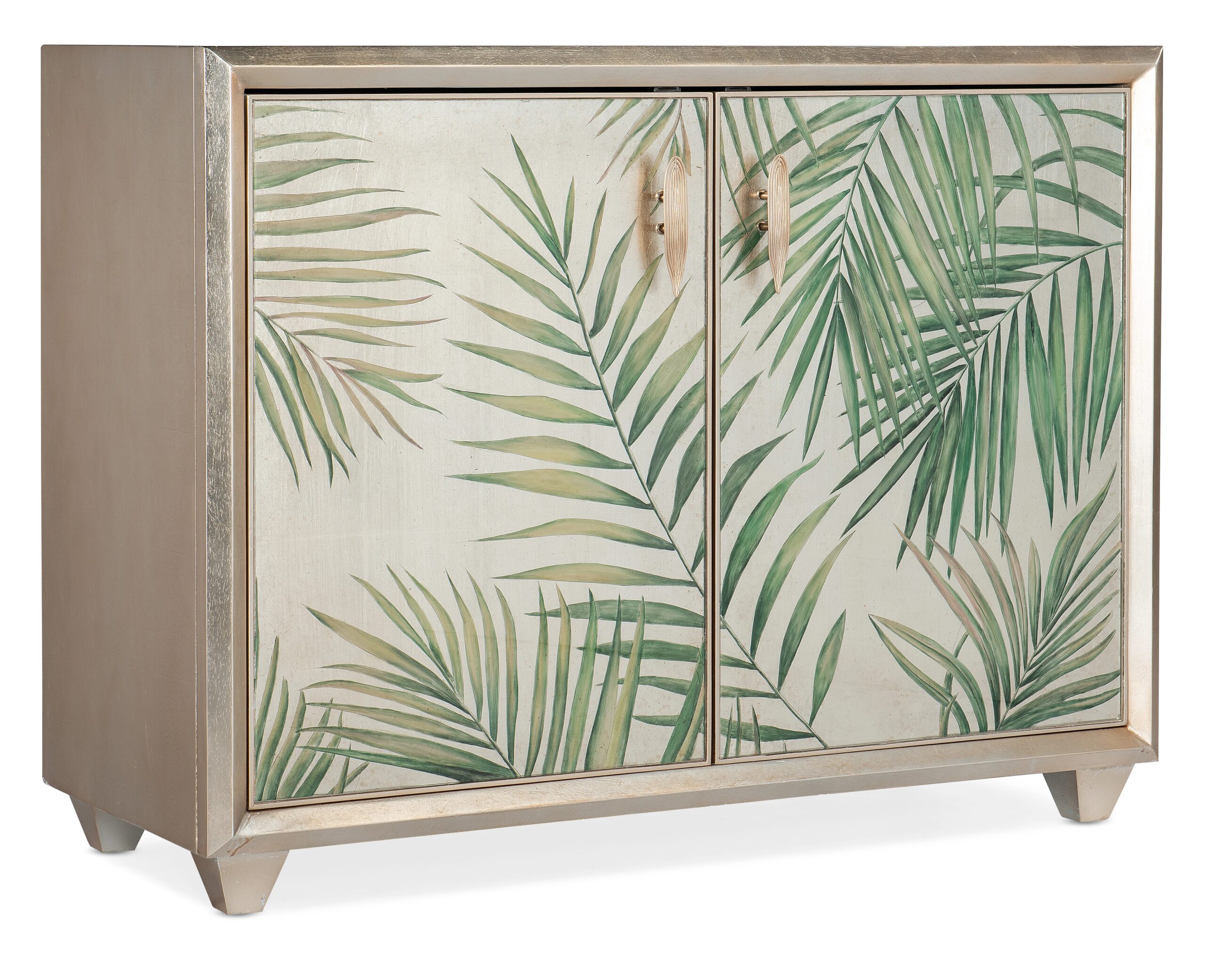 17d50436be3a90a424053e72cb4723c6 Melange Lets Be Fronds Two Door Chest - Image 1