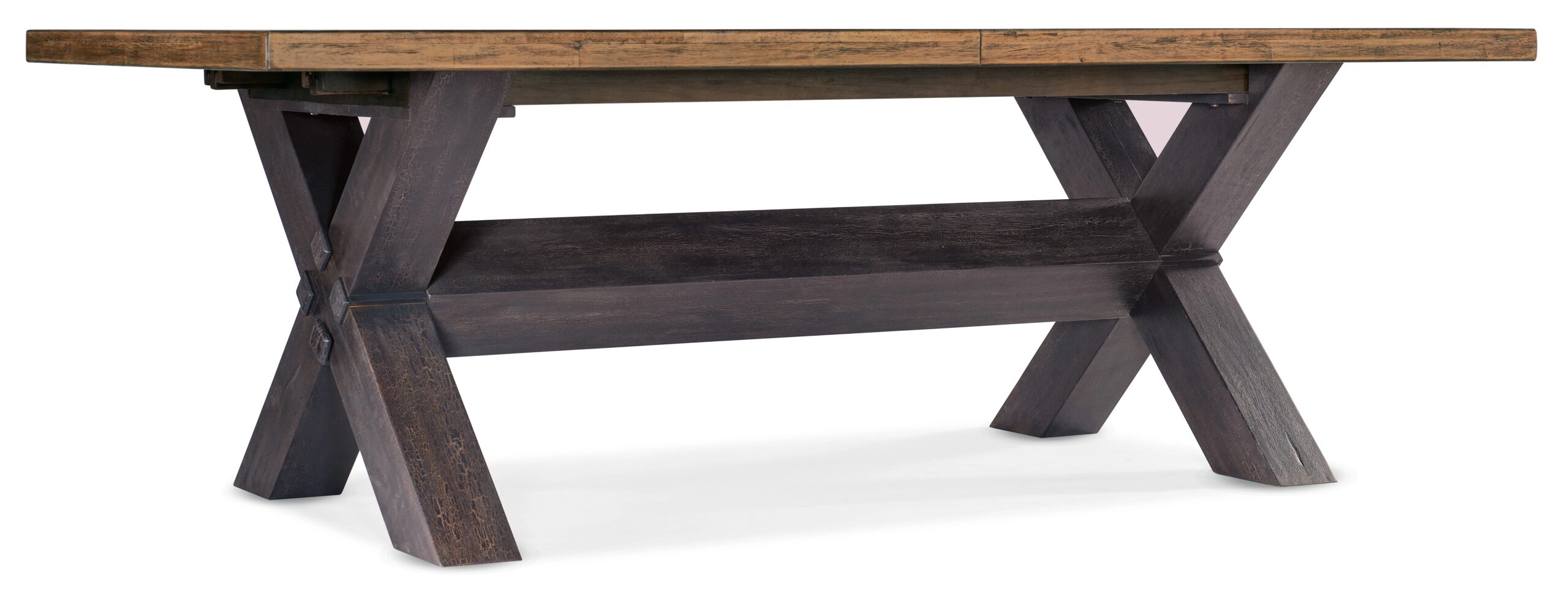 420ca797cd3fa499fb69098c57278ad8 Big Sky Trestle Dining Table with 2-20in Leaves - Image 1