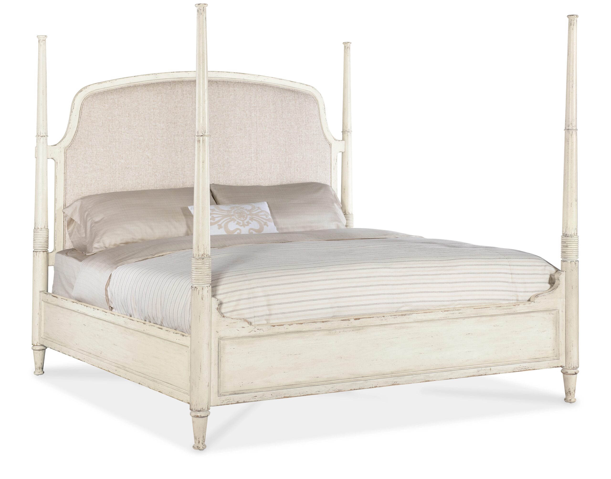 5fb08bf3b123a70d9992ebe810d03ec9 Americana King Upholstered Poster Bed - Image 1