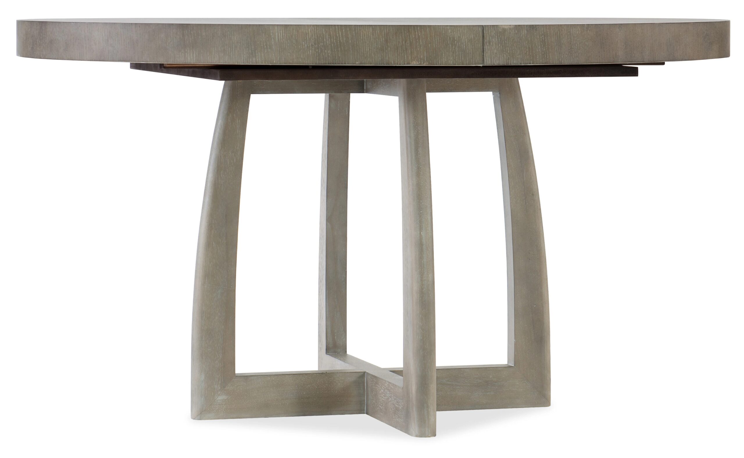 70cc5971e267040559eea4ddb52c4bdc Affinity 48in Round Pedestal Dining Table with 1-18in Leaf - Image 1