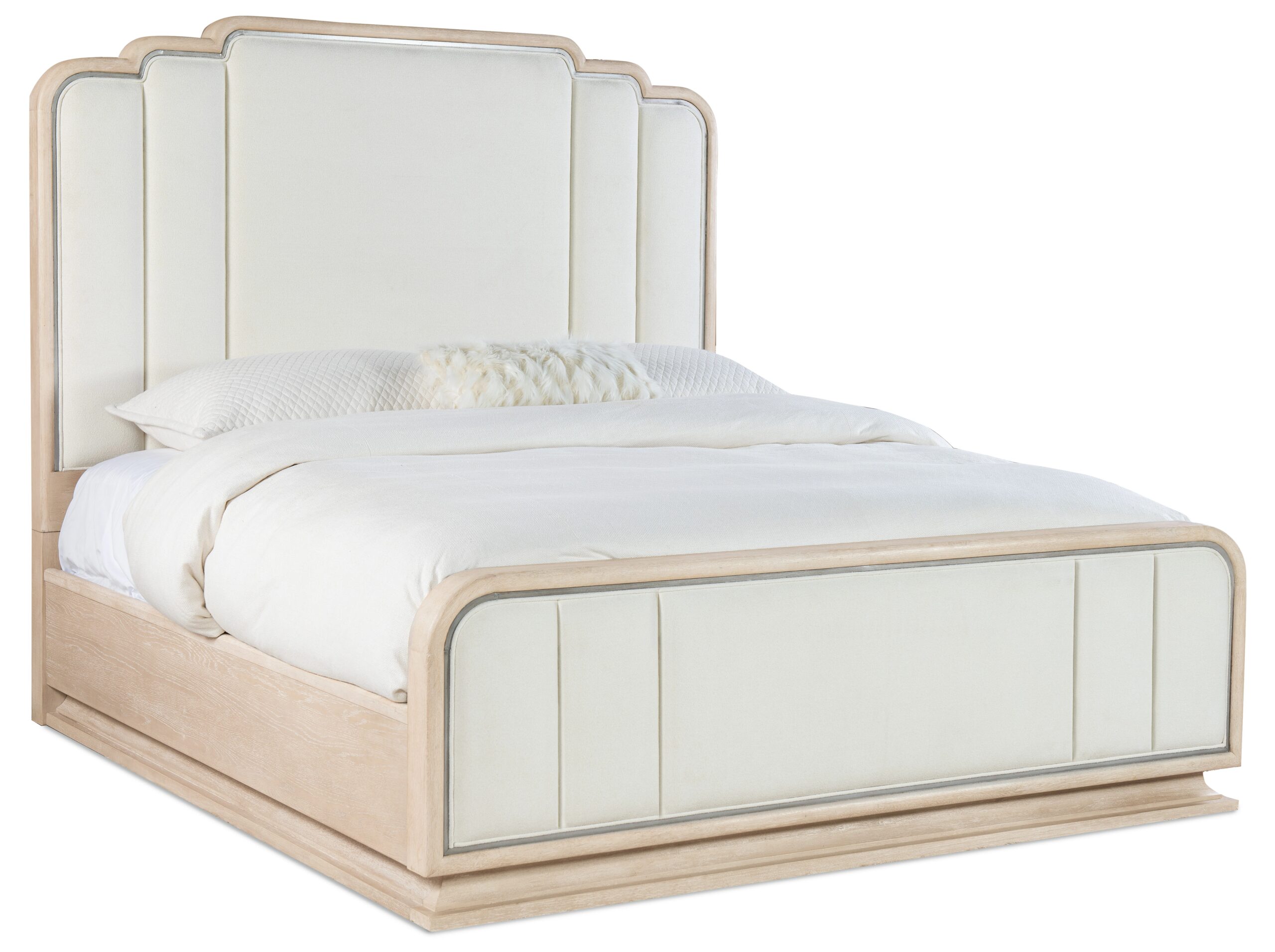 78aa058e81179295f7ea889865dbed26 Nouveau Chic King Upholstered Bed - Image 1