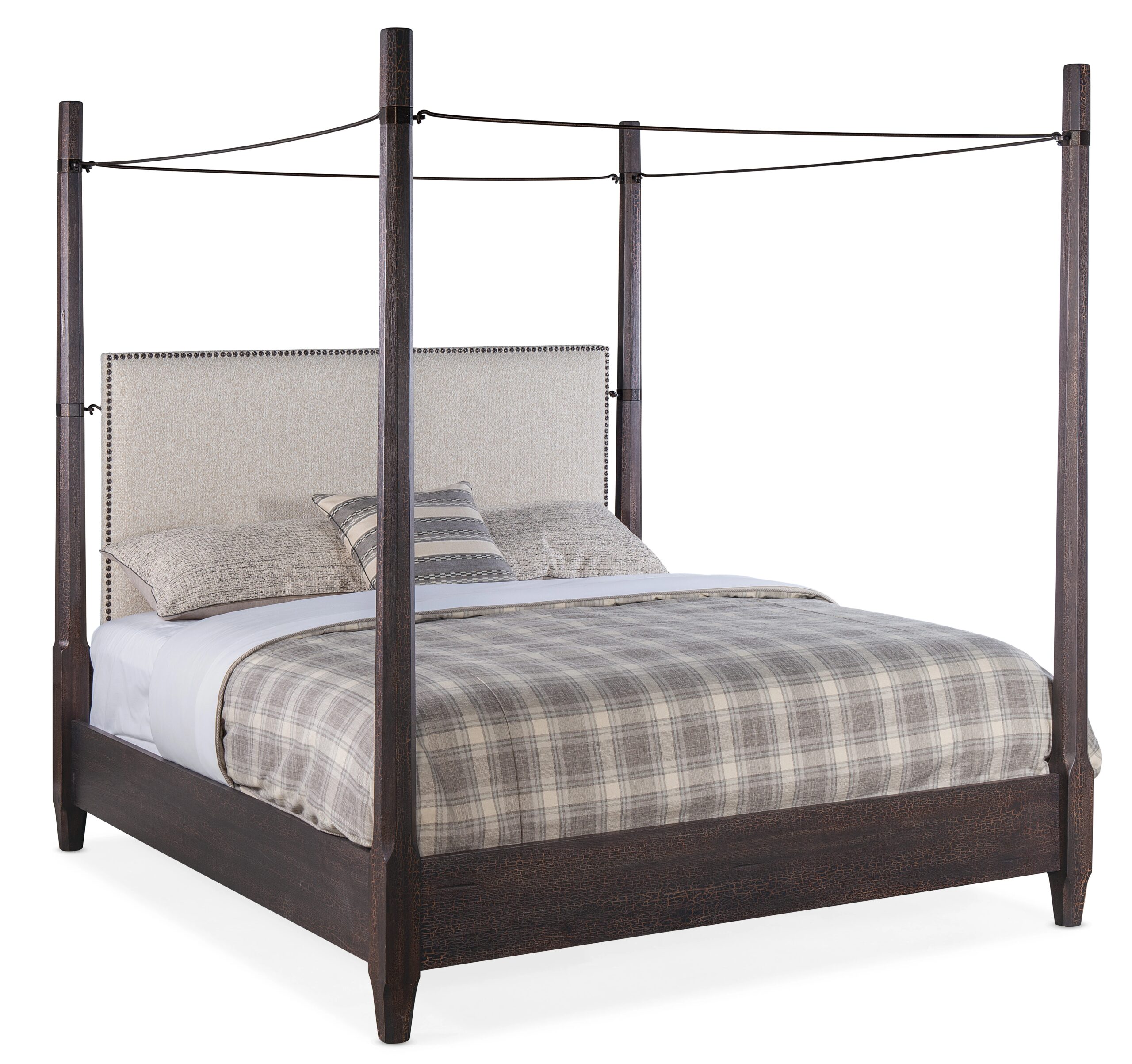 a6964695a919de341033fea51cde3d57 Big Sky King Poster Bed withcanopy - Image 1