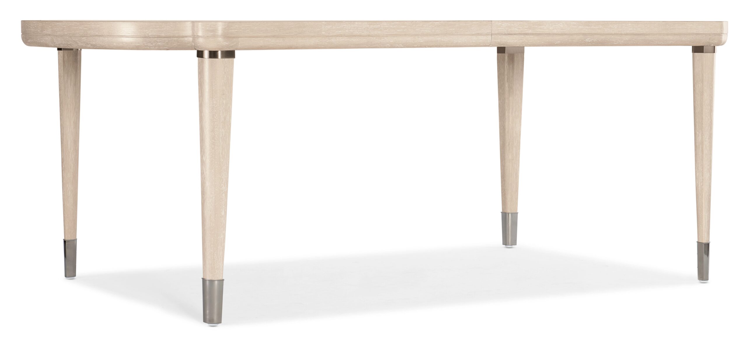 dd800052dd0f884225f218770097fa13 Nouveau Chic Rectangle Dining Table with 1-22in Leaf - Image 1