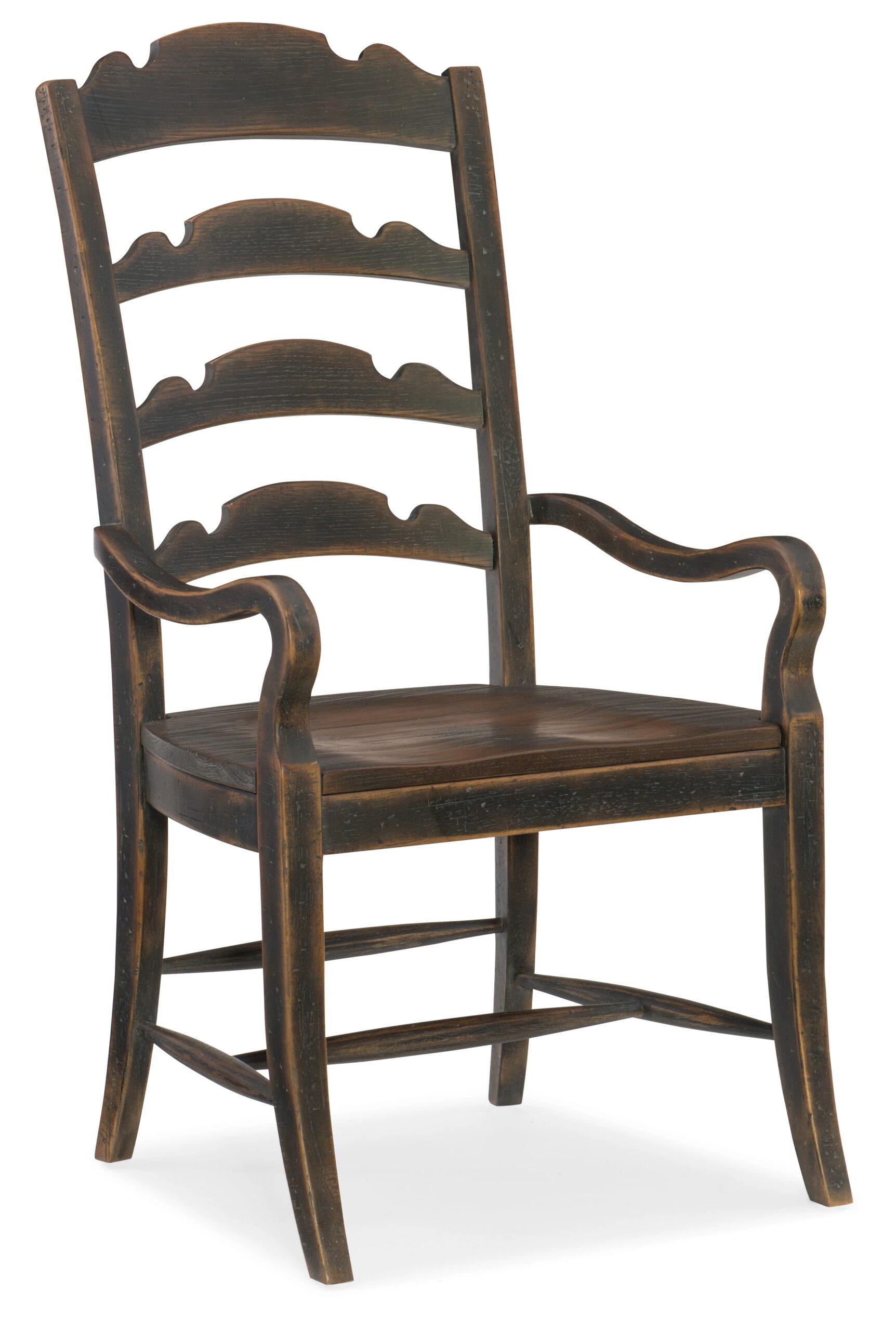 490c0881cc15893bdc058b404f01b964 Hill Country Twin Sisters Ladderback Arm Chair - Image 1