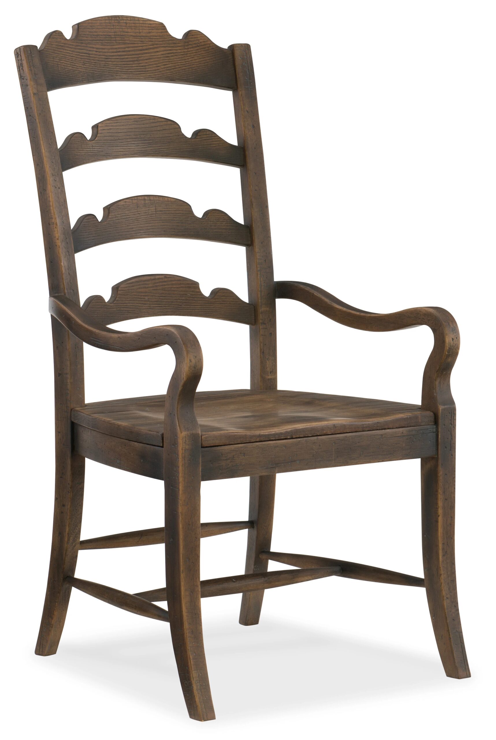 d824b394742c1e8d00bf7f0bf110ad50 Hill Country Twin Sisters Ladderback Arm Chair - Image 1
