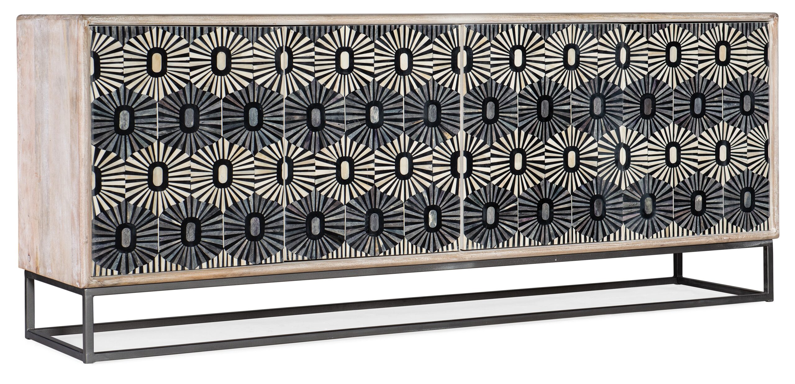e55c3e653de5d896b7cb0aebc4c8f81a Melange Whitmore Four Door Credenza - Image 1